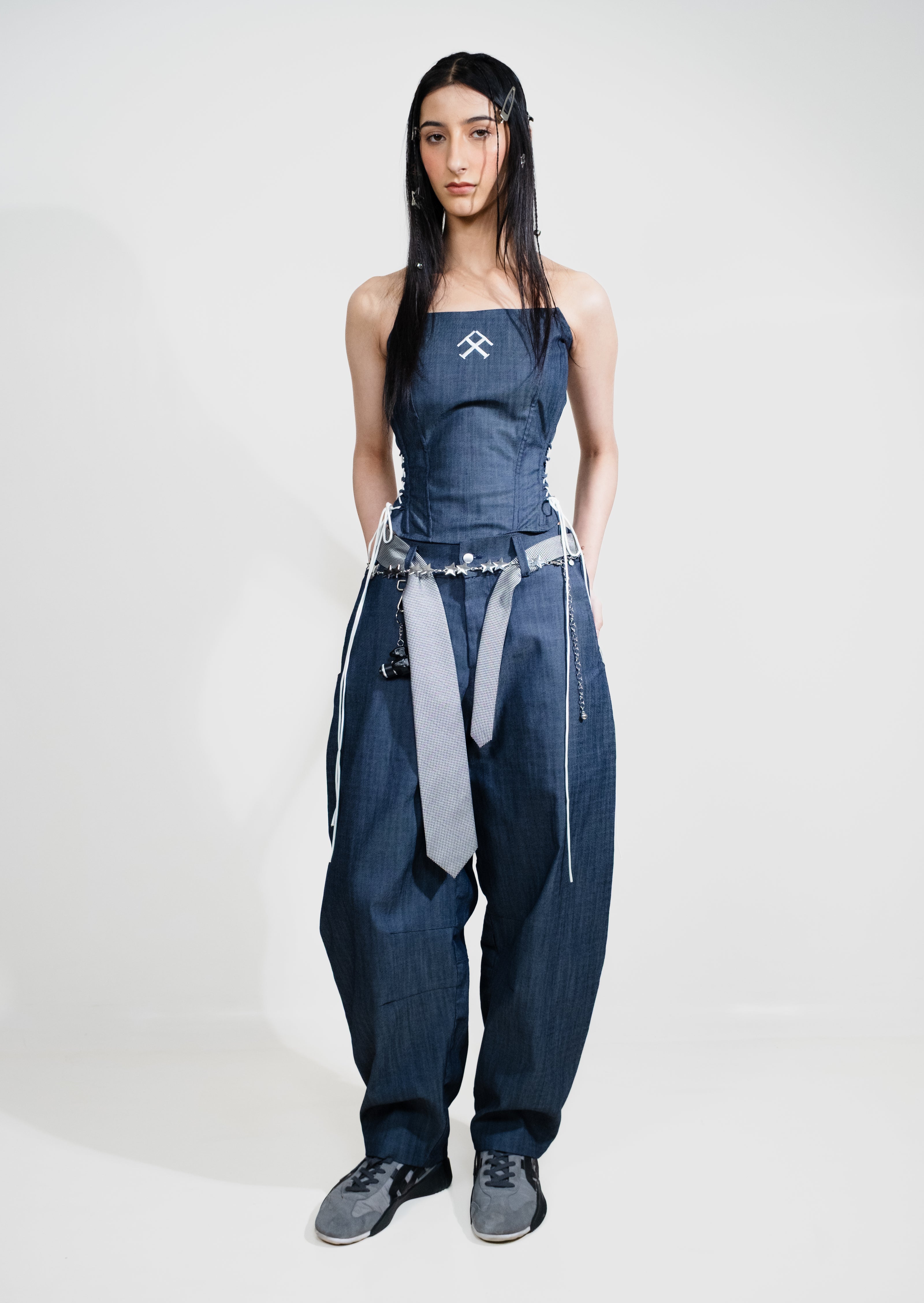 BARREL DENIM PANT