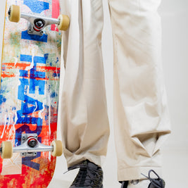 ARCHIVE PLEAT PANTS - SAND