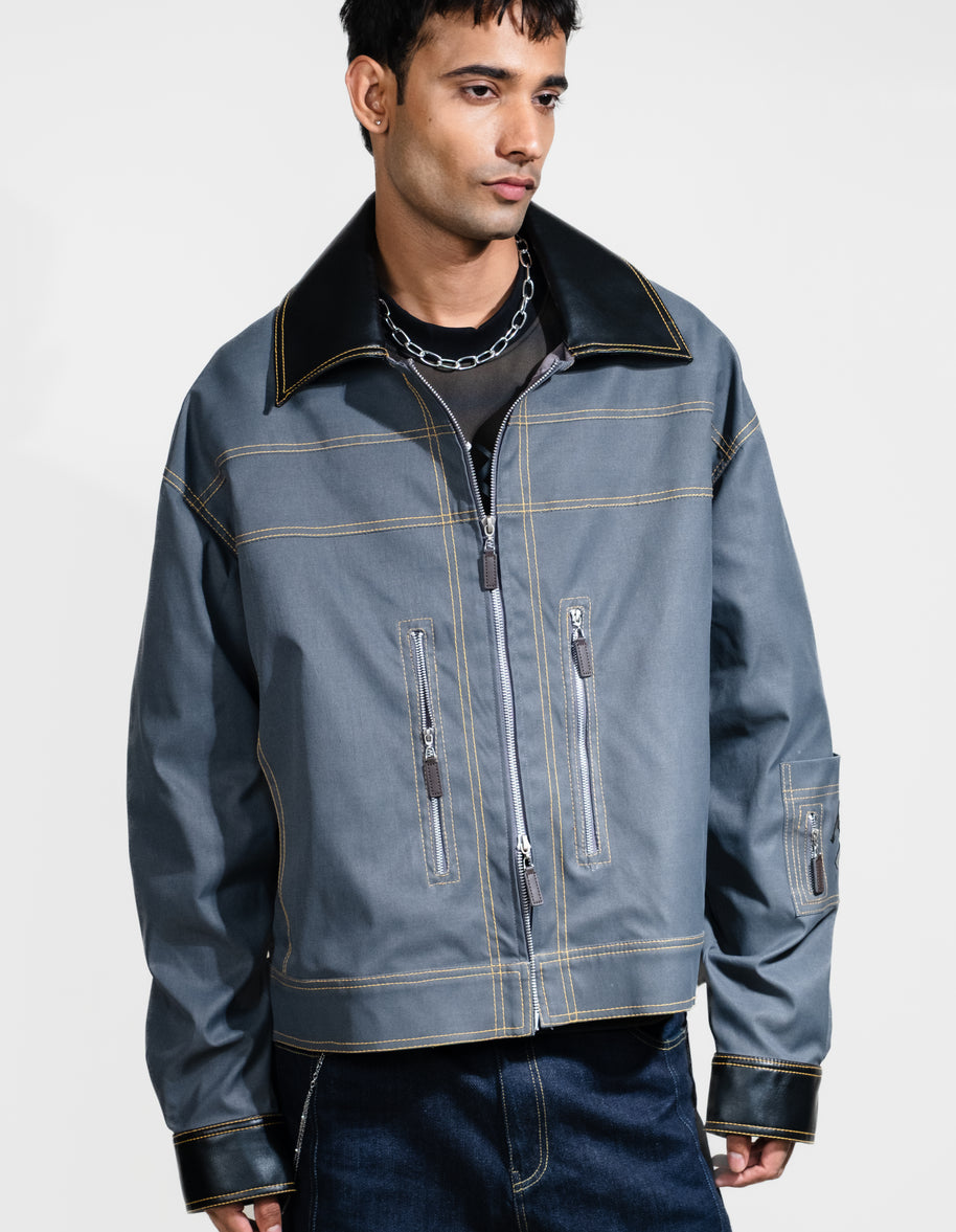 UNLICENSED JACKET CONCRETE ASH