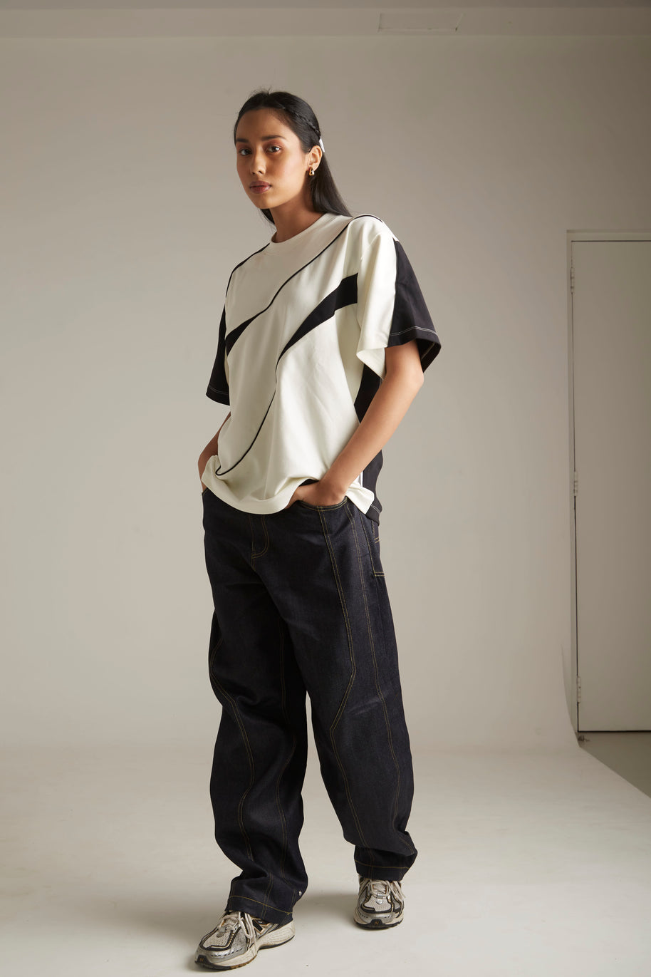 THE FIRST WAVE OVERSIZED TEE - OFF WHITE