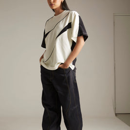 THE FIRST WAVE OVERSIZED TEE - OFF WHITE