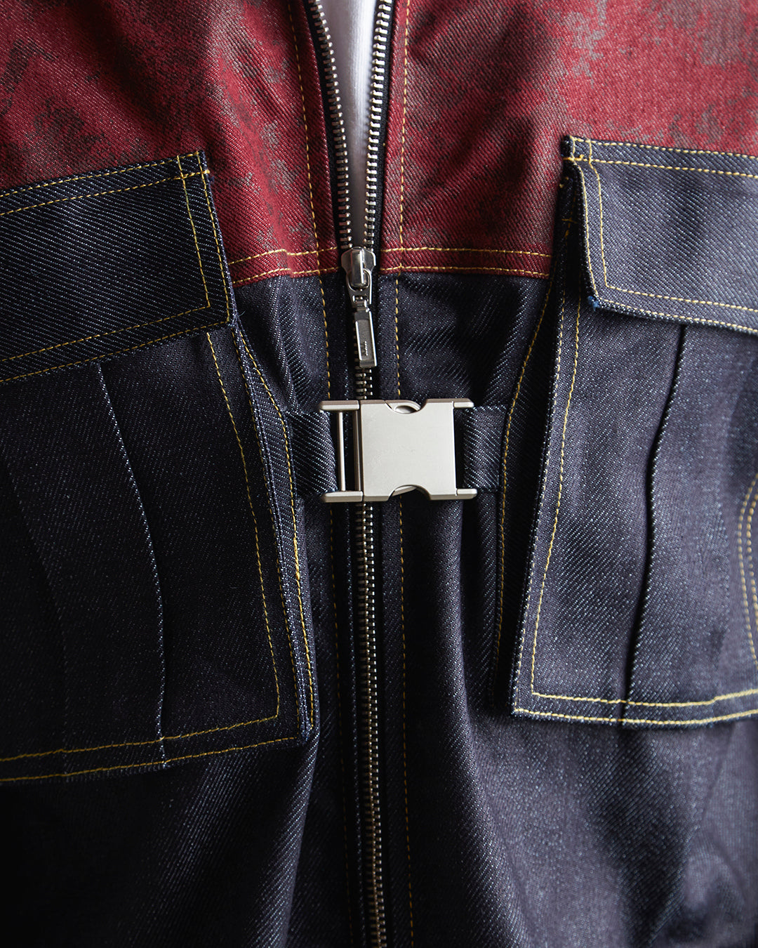 TWO TONED DENIM JACKET
