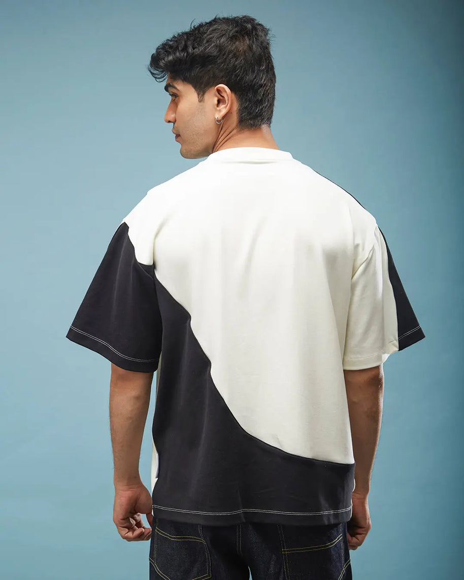 THE FIRST WAVE OVERSIZED TEE - OFF WHITE Tokyo Tori oversized high GSM T-shirt