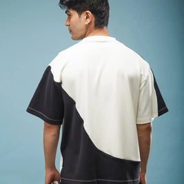 THE FIRST WAVE OVERSIZED TEE - OFF WHITE Tokyo Tori oversized high GSM T-shirt
