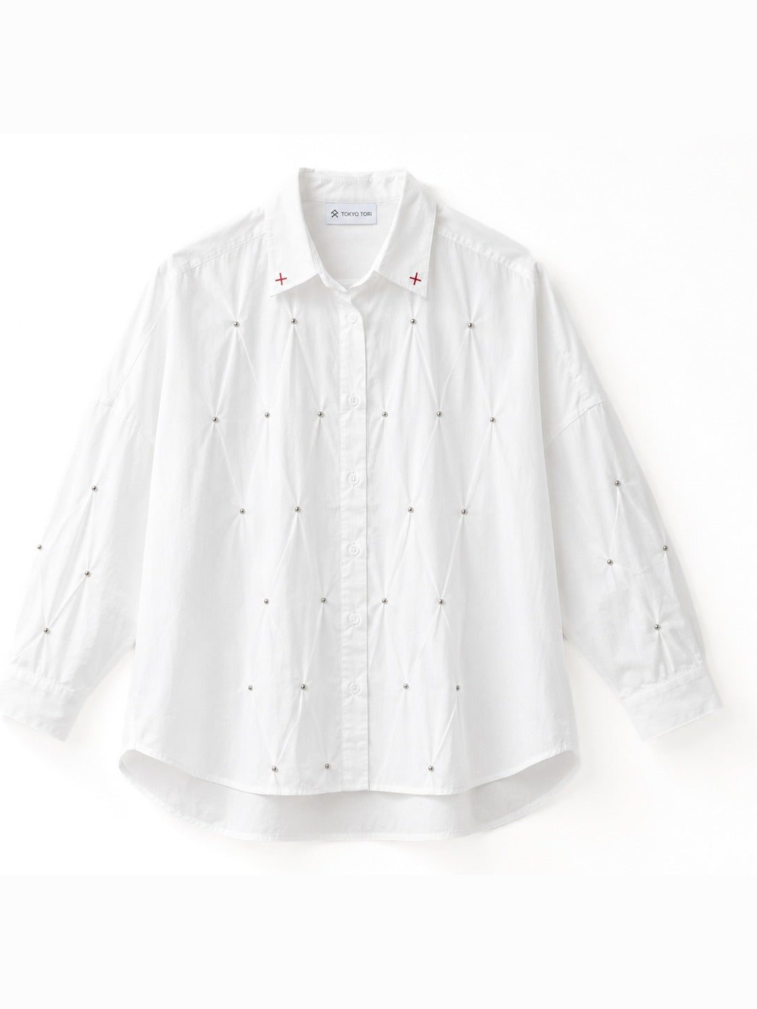 THE BEAD SHIRT - TAMA WHITE