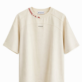 THE SASHIKO STITCH TEE  — NUI CREAM
