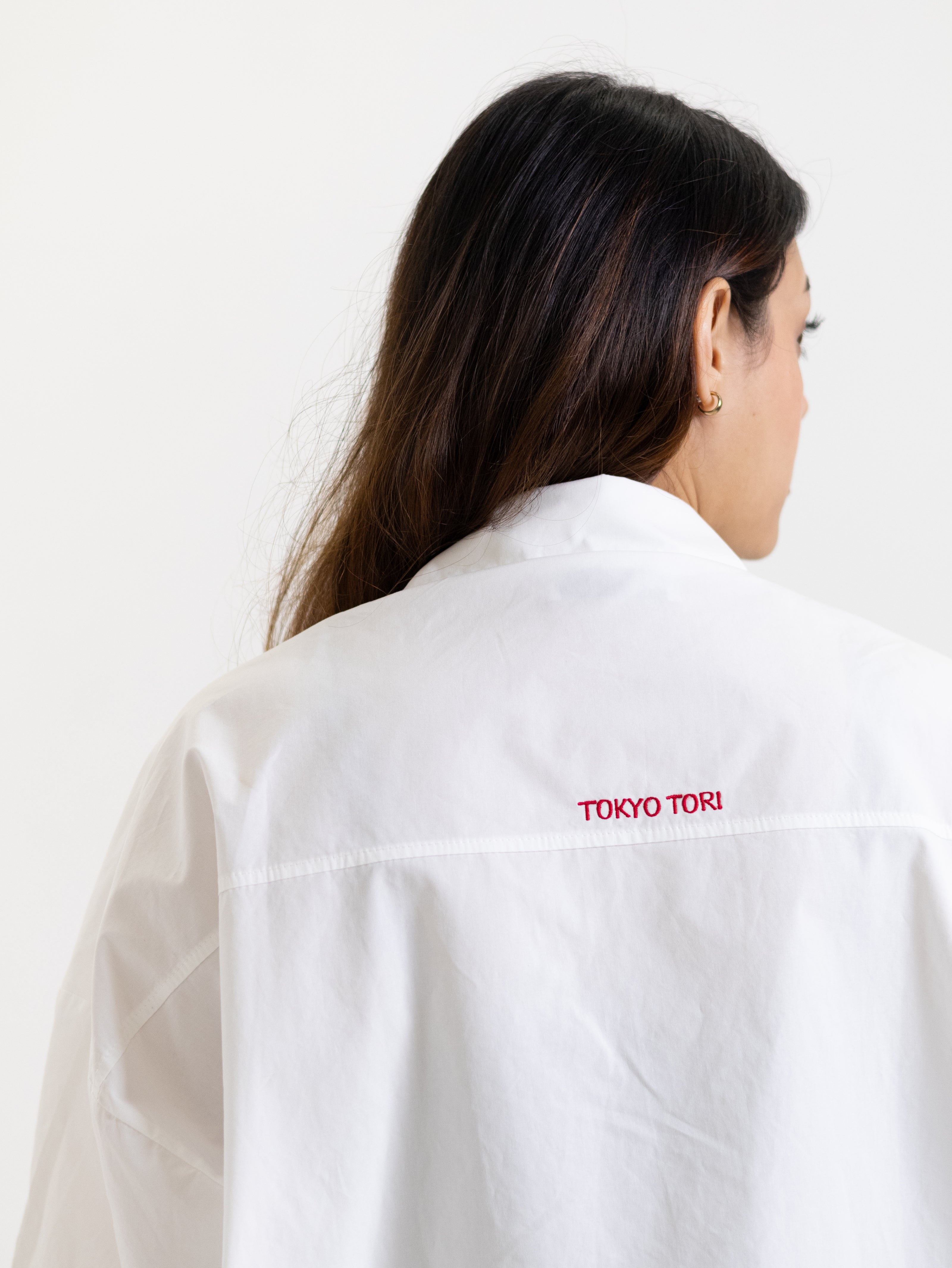 THE METAL BUTTON SHIRT - KANAGU WHITE
