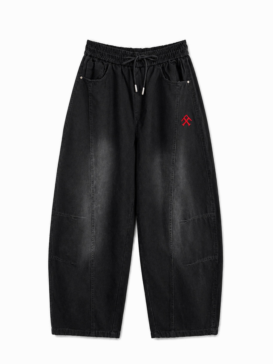 THE WASHED PANT - KEMURI INK BLACK