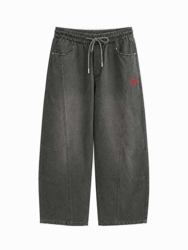 THE WASHED PANT - KEMURI SMOKE OLIVE